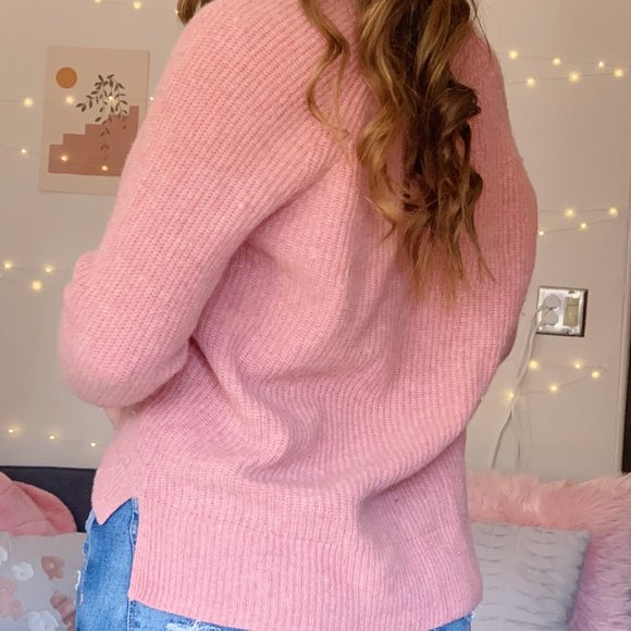 Madewell Wool Sweater Pink - Picture 2 of 5